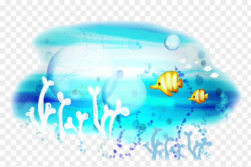 Sea Cartoon Illustration PNG