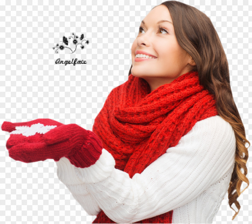 Snow Photography Snowflake Winter Scarf PNG