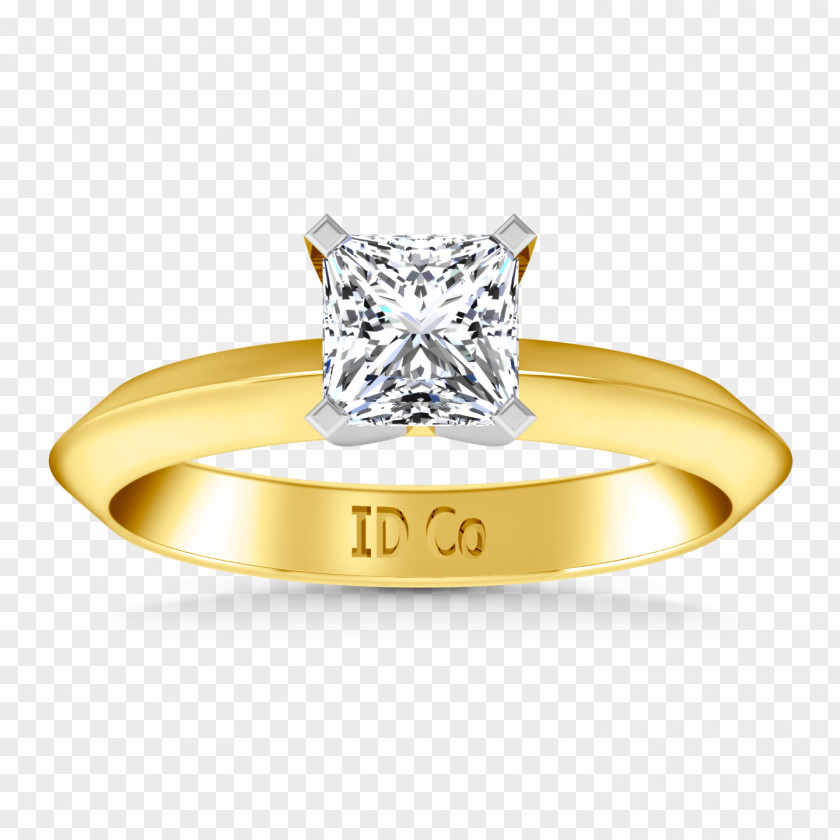 Engagement Ring Wedding Diamond Jewellery Princess Cut PNG