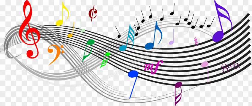 Musical Note Composition PNG