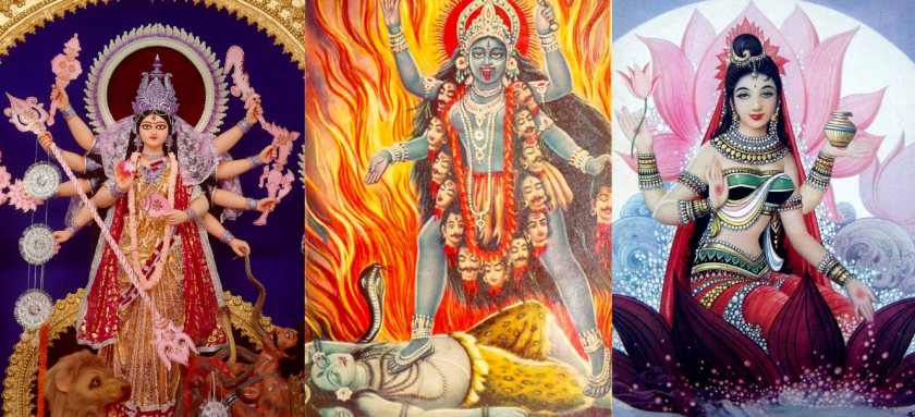 Sarawati Durga Puja Devi Mahatmya Parvati Shaktism PNG