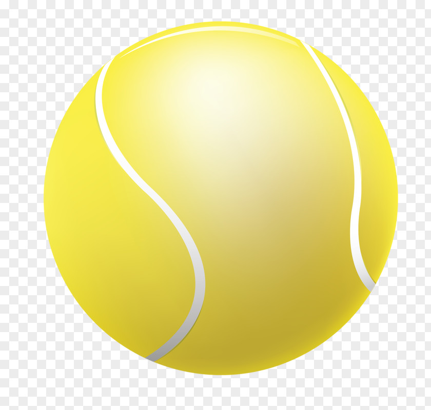 Yellow Volleyball Tennis Ball Circle Wallpaper PNG