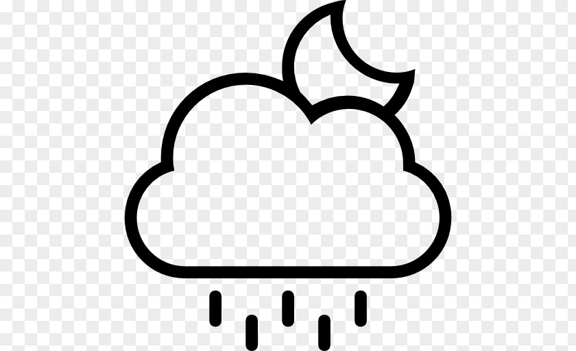 A Rainy Night Weather Forecasting Rain Symbol Snow PNG