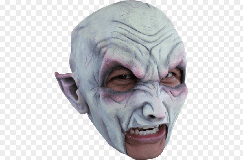 Mask Latex Vampire Halloween Costume PNG