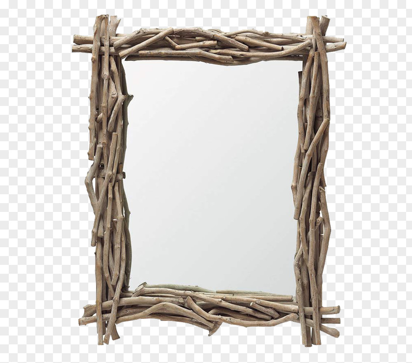 Mirror Driftwood Picture Frames PNG