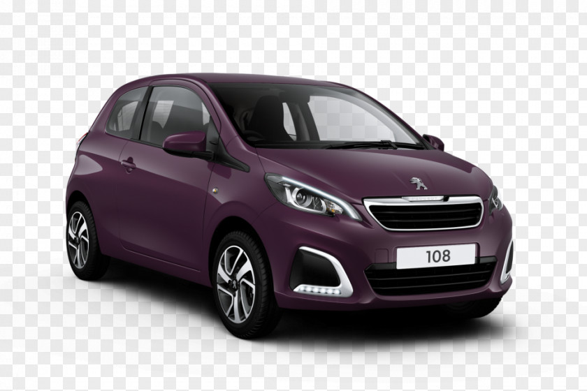 Peugeot 108 Active Top! Car Vehicle PNG