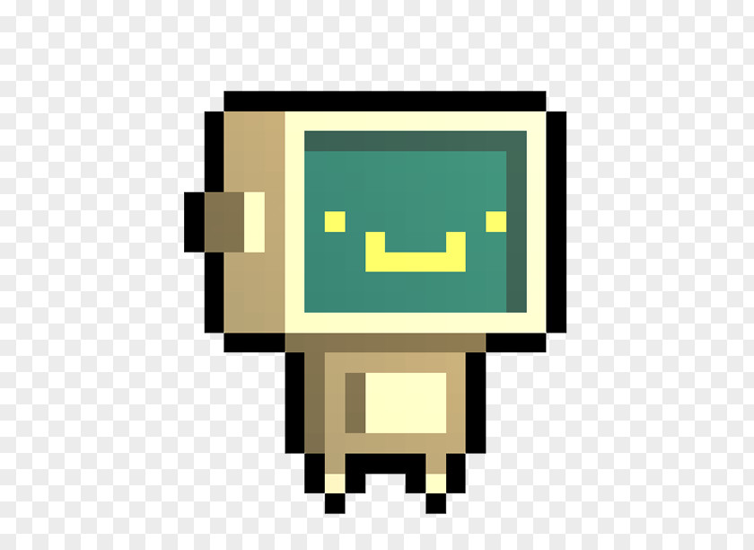 Robot Enter The Gungeon Pixel Art PNG