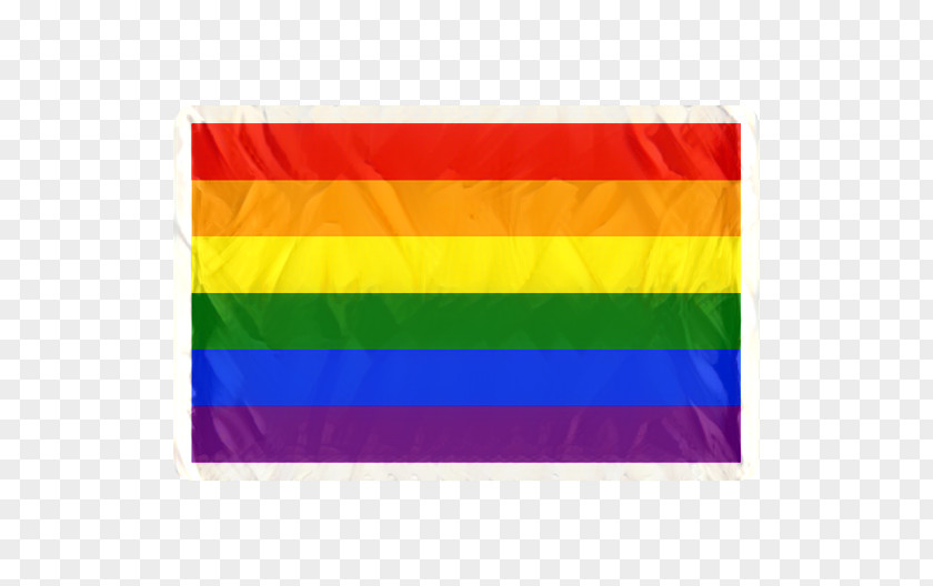 Textile Rectangle Rainbow Flag PNG