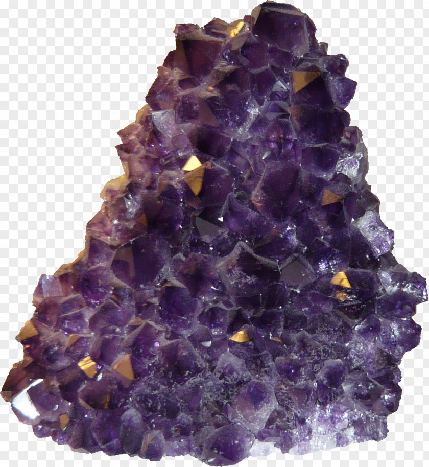 Amethyst Gemstone Rock Mineral PNG