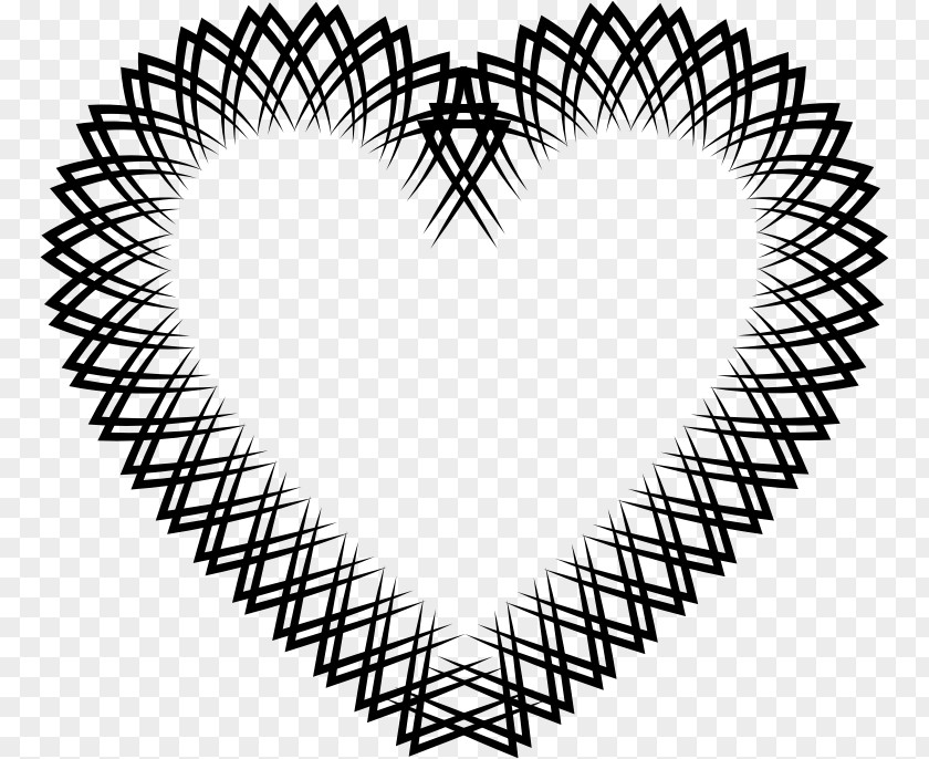 Geometric Heart Sahasrara Chakra Mandala Symbol PNG