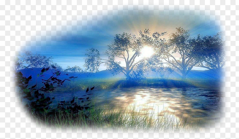 Romantic Landscape Nature Beauty PNG