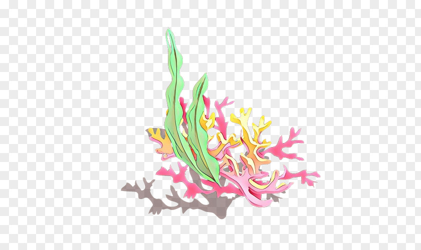 Aquarium Decor Pink Flower Plant PNG