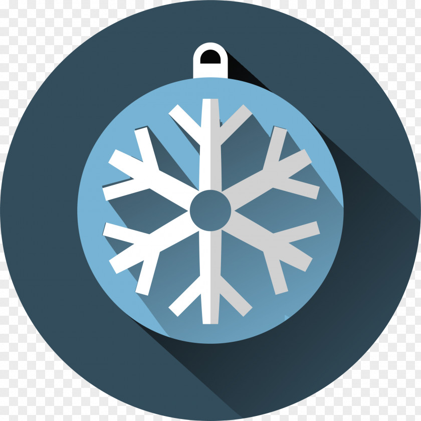 Blue Snowflake Circle Drawing Royalty-free Illustration PNG