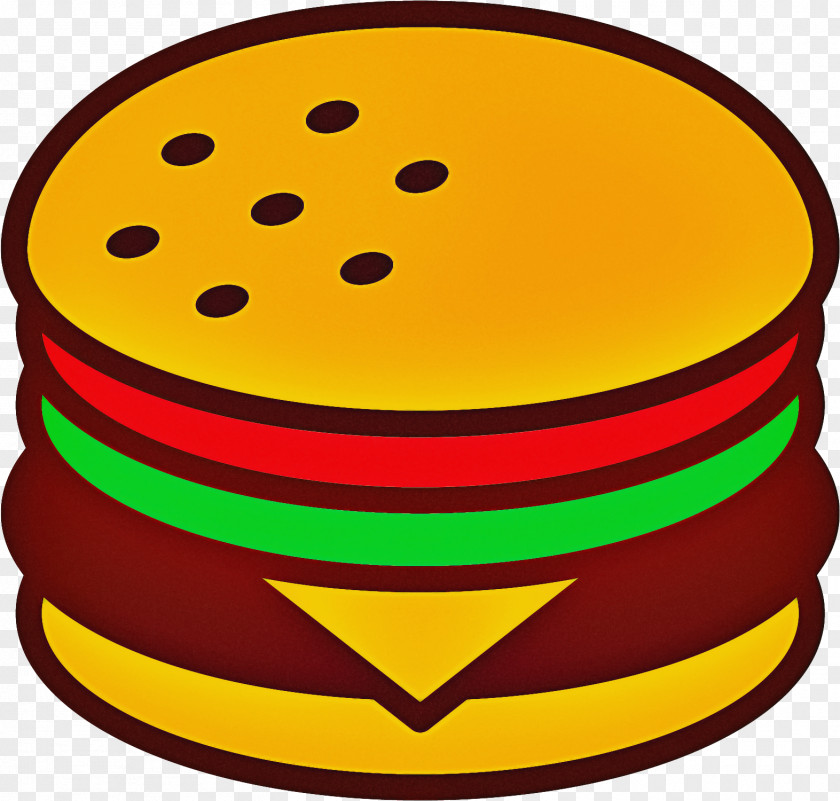 Emoticon Yellow Hamburger Cartoon PNG