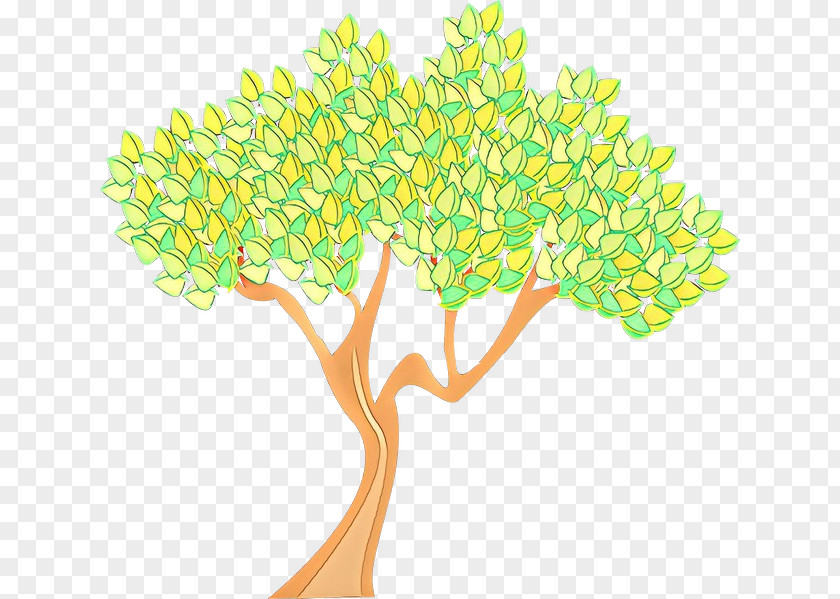 Flower Plant Stem Tree Trunk Drawing PNG