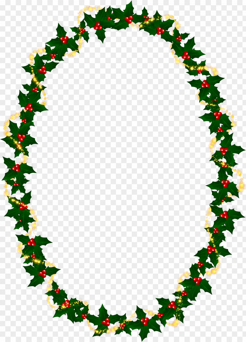 Holly Advent Christmas Card Background PNG