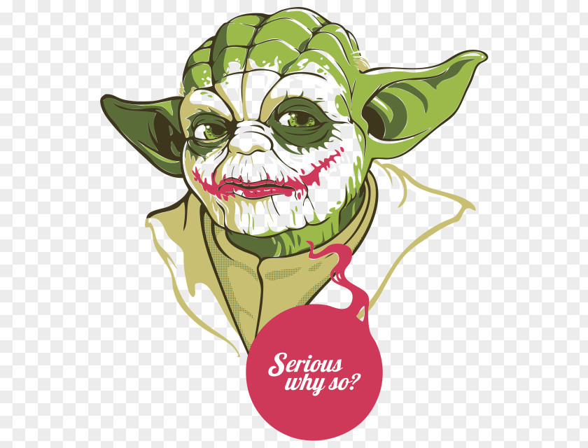 Joker Yoda Luke Skywalker T-shirt Anakin PNG