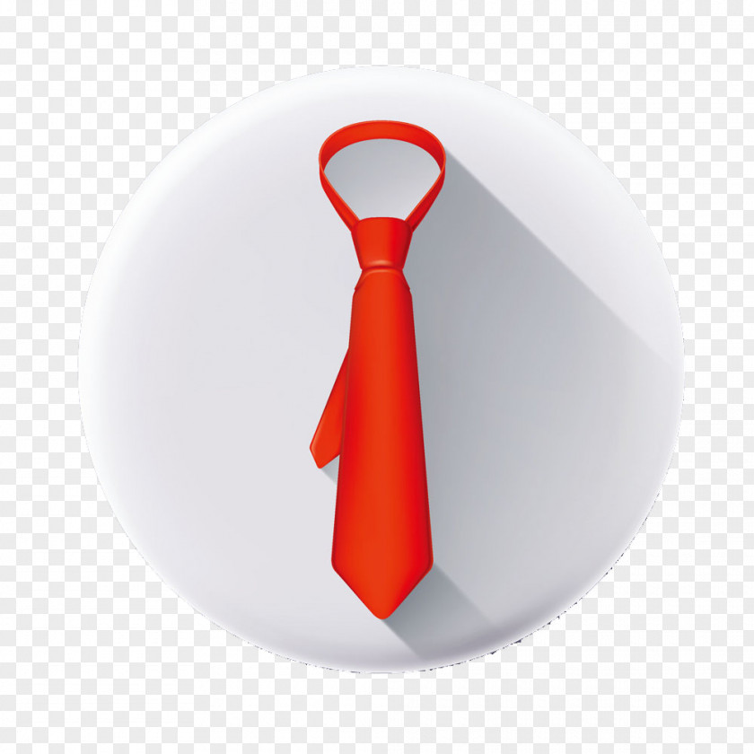 Red Tie Necktie Suit Icon PNG