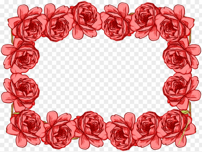 Rose Order Plant Red Frame PNG