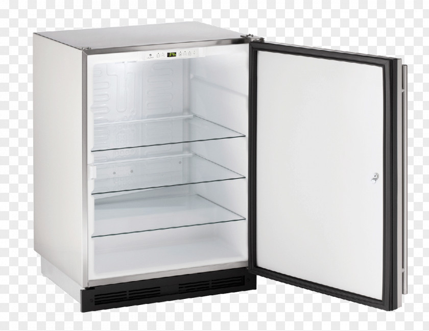 Refrigerator Stainless Steel Door Cabinetry PNG