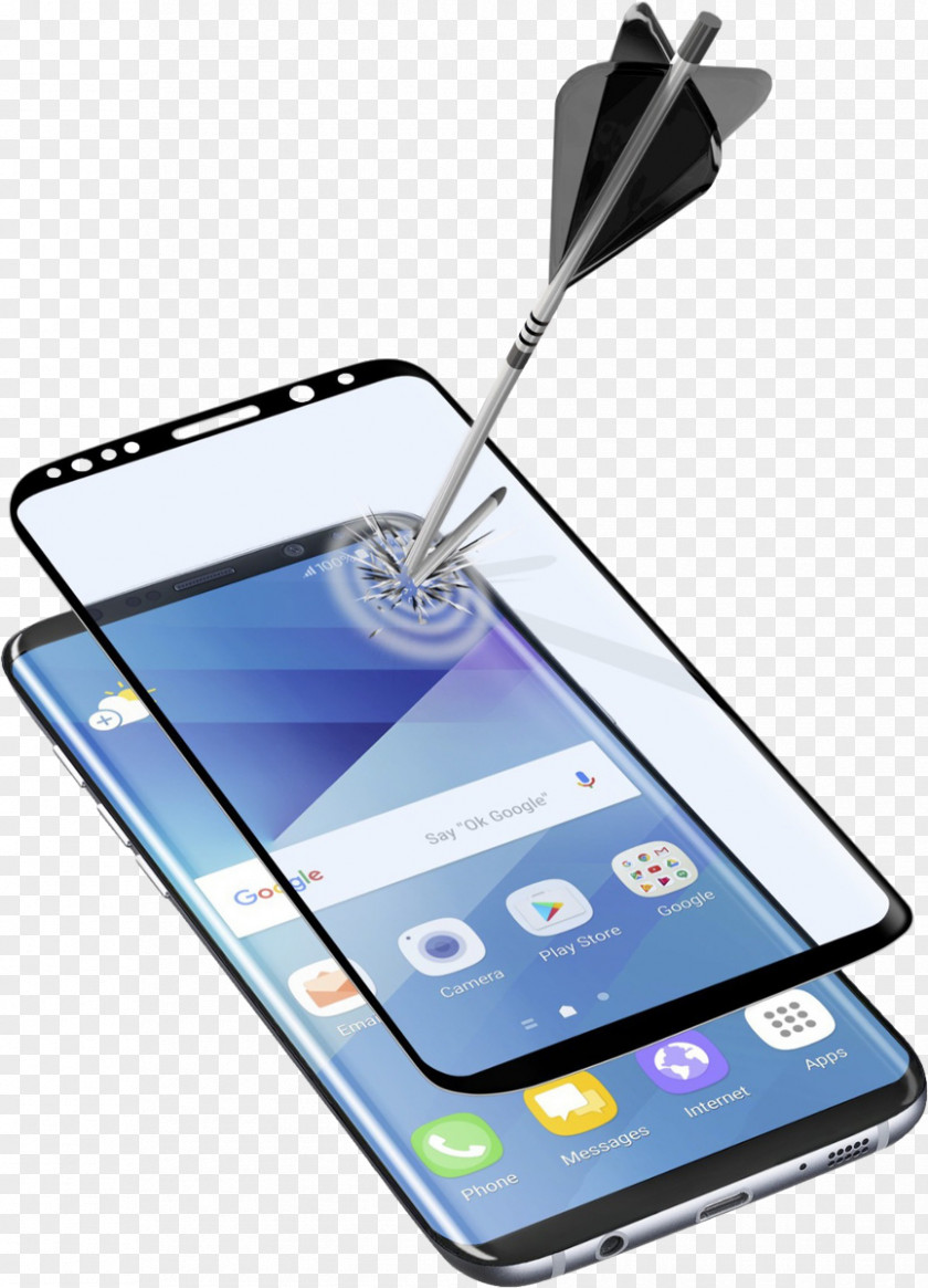 Smartphone Samsung Galaxy S8+ Screen Protectors Toughened Glass PNG