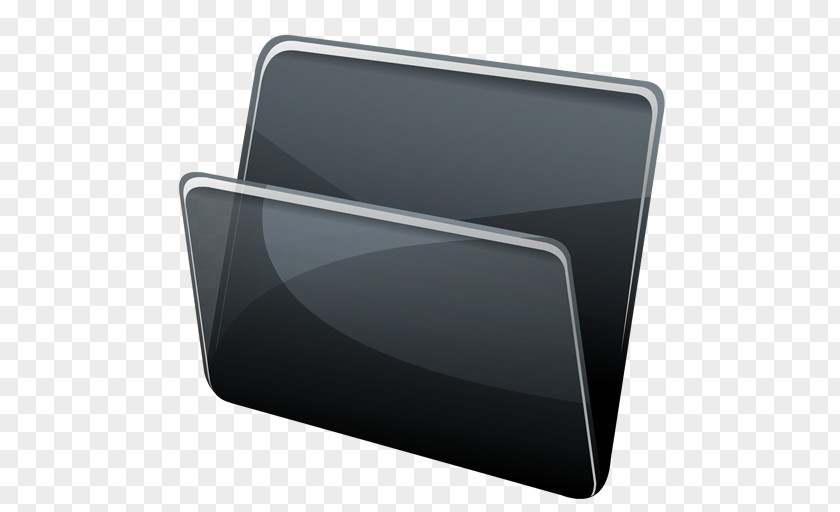 Black Folder Directory ICO Dock Icon PNG