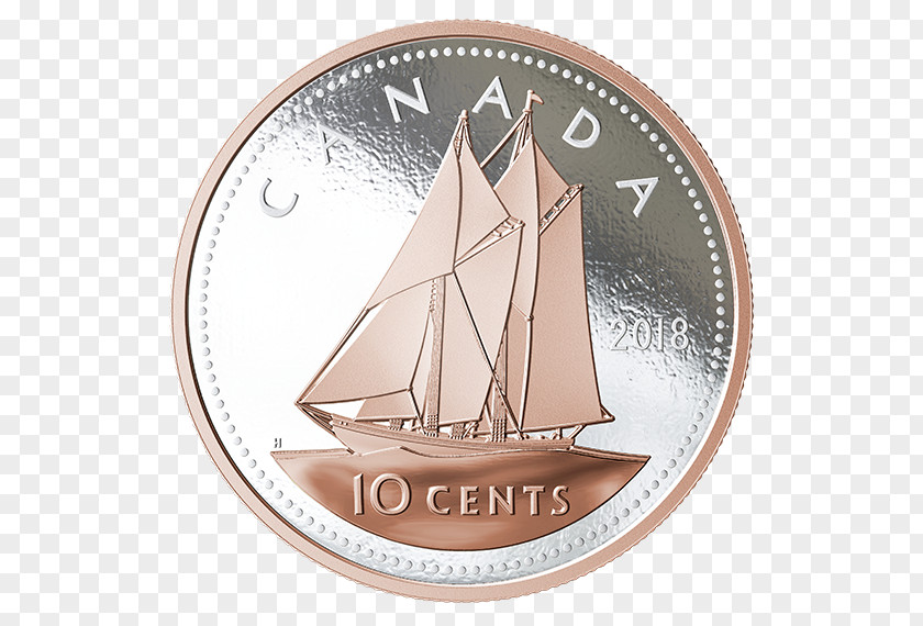 Coin Quarter Penny Cent Royal Canadian Mint PNG