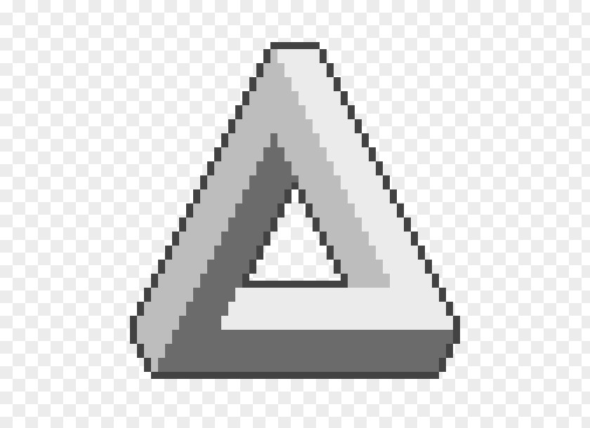 Painting Penrose Triangle Pixel Art DeviantArt PNG