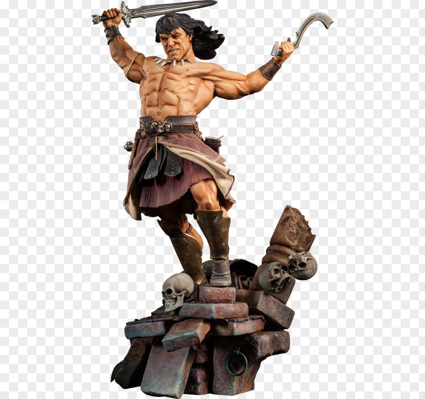 Conan The Barbarian Sculpture Figurine Mercenary Statue PNG