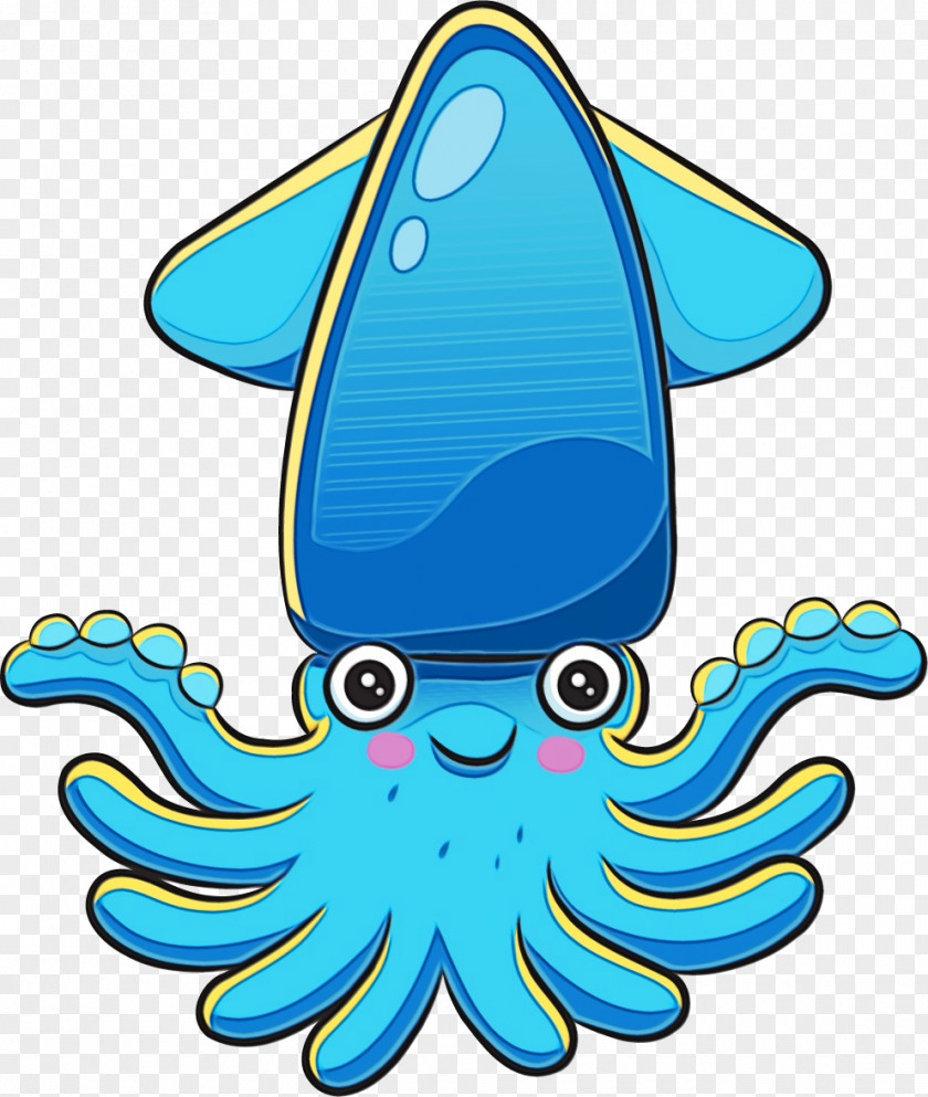 Marine Invertebrates Octopus Water Aqua Clip Art Turquoise PNG