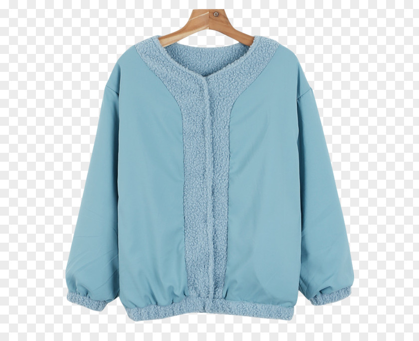 Dumble Sleeve Sweater Blouse Outerwear Neck PNG