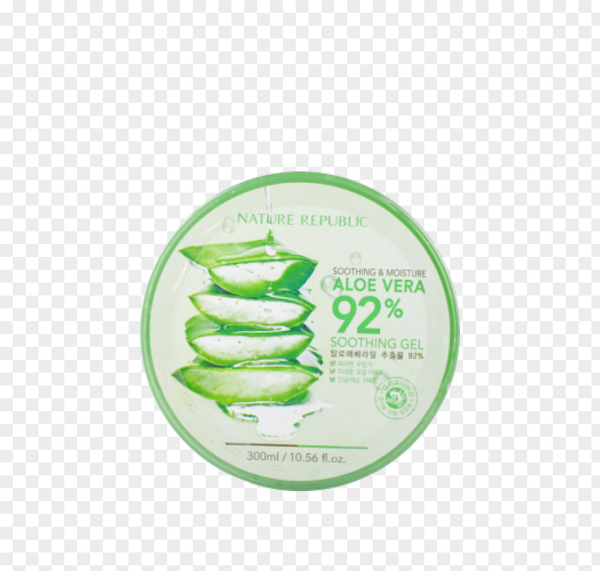 Nature Republic Soothing & Moisture Aloe Vera 92% Gel Moisturizer Skin Care PNG