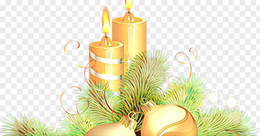 Pine Branch Christmas Decoration PNG