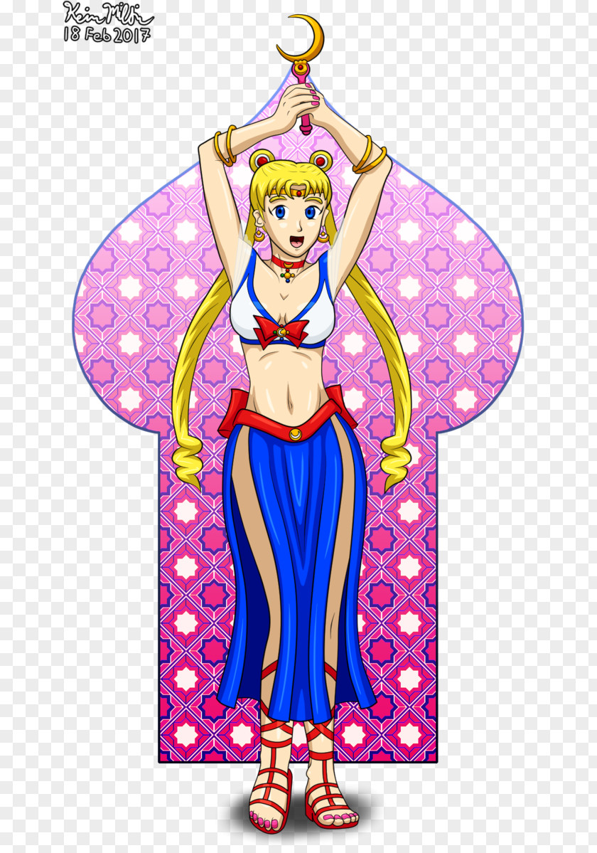 Sailor Moon Mercury Art Belly Dance PNG