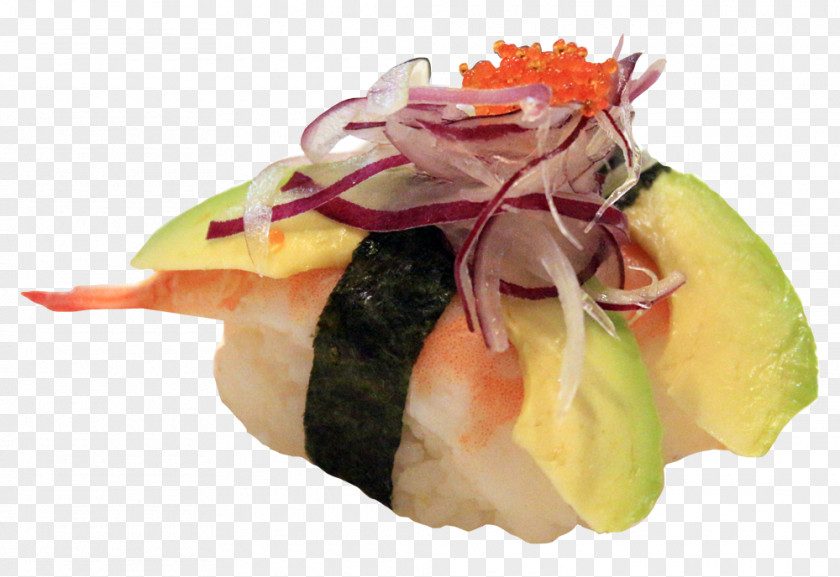 Sushi Garnish Dish Avocado Recipe PNG