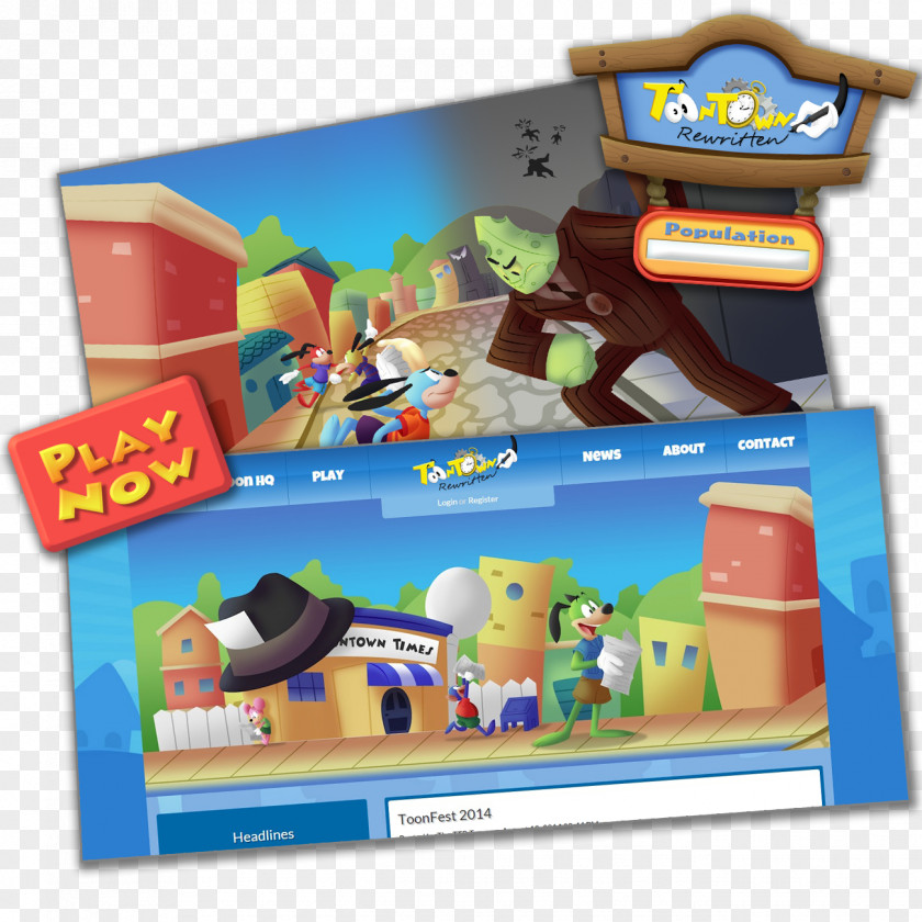 World Wide Web Toontown Online Page Video Game PNG