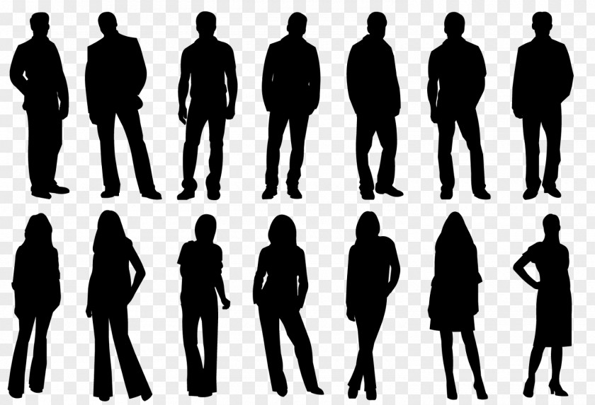 Avoid Picking Silhouettes Silhouette Person Stencil PNG