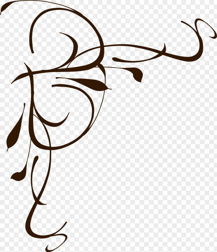 Brown Border Cliparts Vine Blog Clip Art PNG