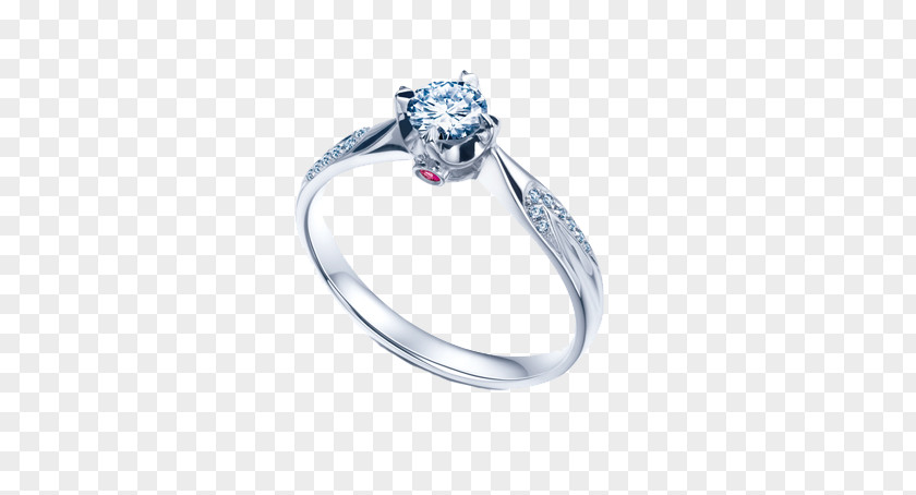 I,DO Platinum Diamond Ring Simple Gratis PNG