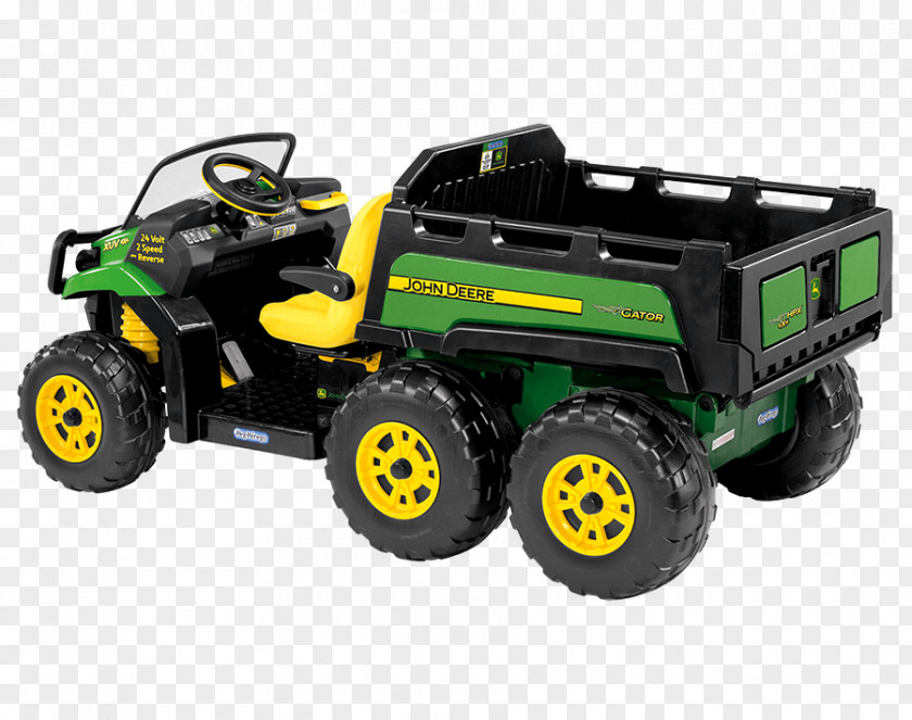 John Deere Gator Tractor Car Peg Perego PNG