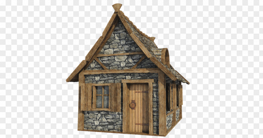 Old House Middle Ages Rendering Download PNG