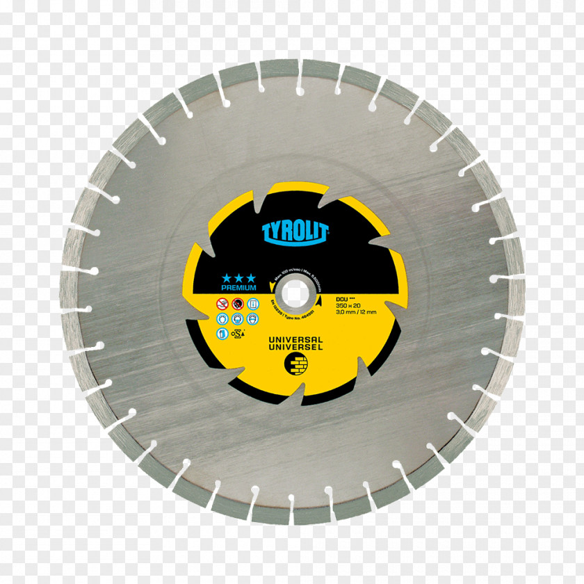 Premium Segment Diamond Blade Concrete Saw Cutting PNG