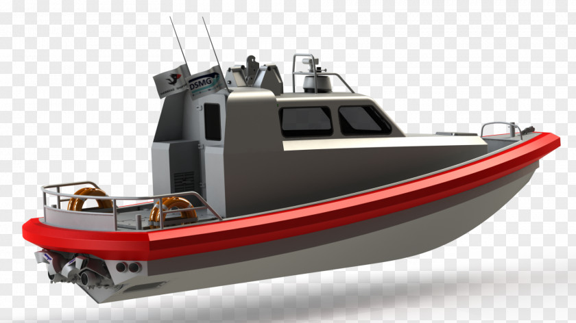 Rib Pilot Boat Pump-jet Yacht Patrol Lifeboat PNG