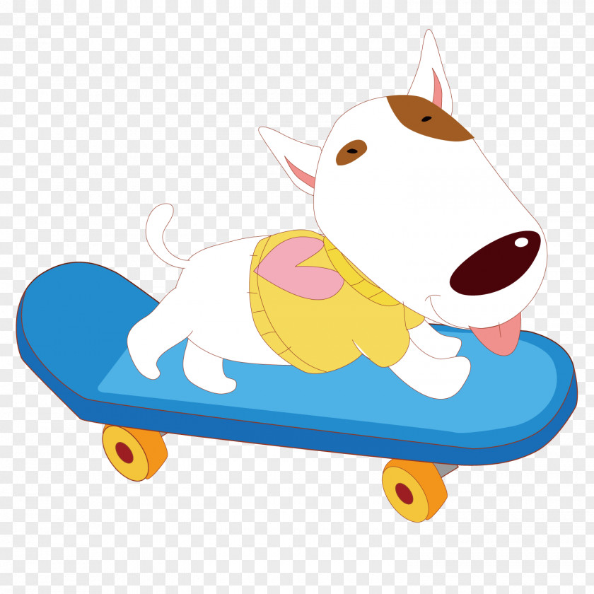 Scooter Puppy Kick Clip Art PNG