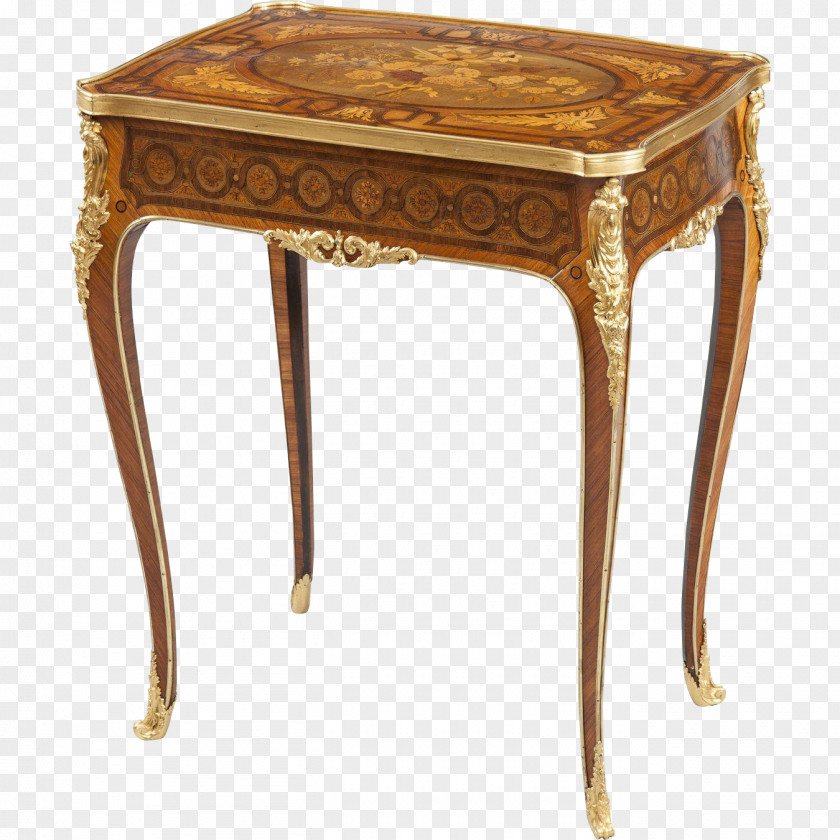 Table Writing Antique Furniture Desk PNG