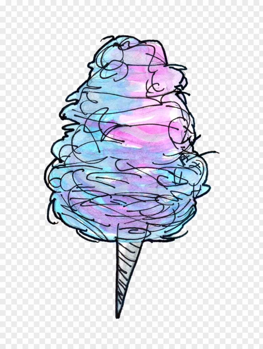 Cotton Candy Sticker Fair Sugar Painting PNG