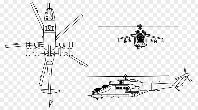 Helicopter Mi-24 Rotor Mil Mi-8 Attack PNG