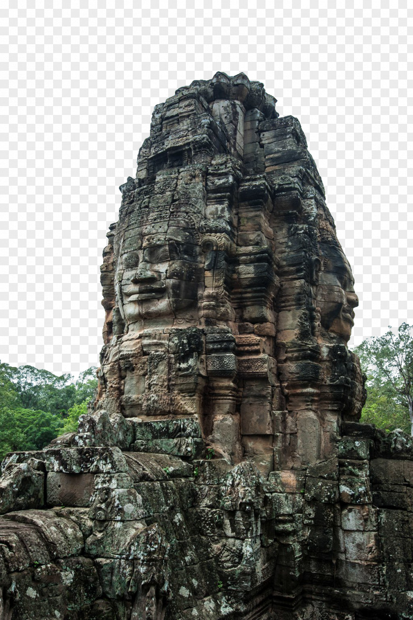 Angkor Wat Stone Tourist Attraction Temple Ruins PNG