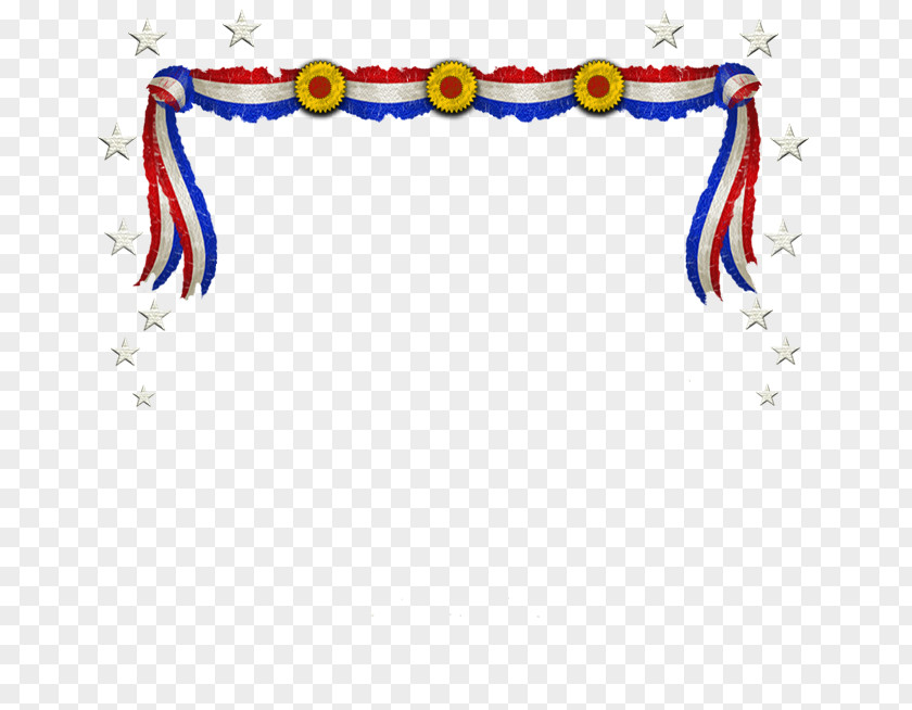 Independence Day Memorial Banner Clip Art PNG