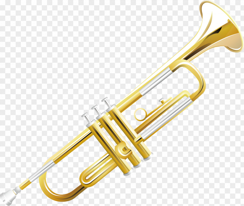 Saxophone Vector Material Trumpet Tenor Horn PNG